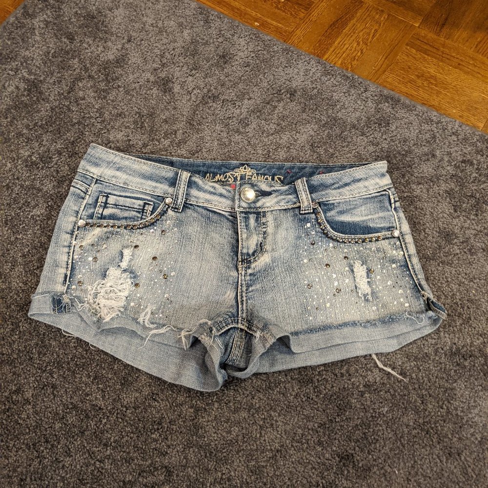 Rhinestone Short Shorts